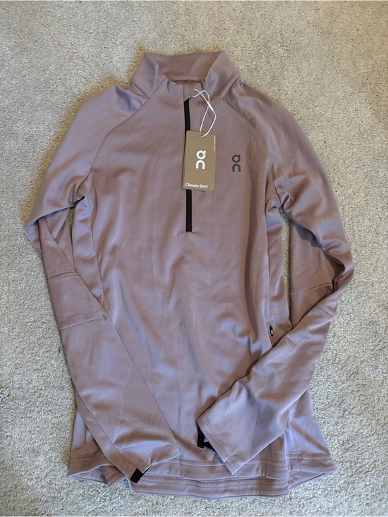 On Running Tops - On Running Women's Lavender Long-Sleeve Half-Zip Top